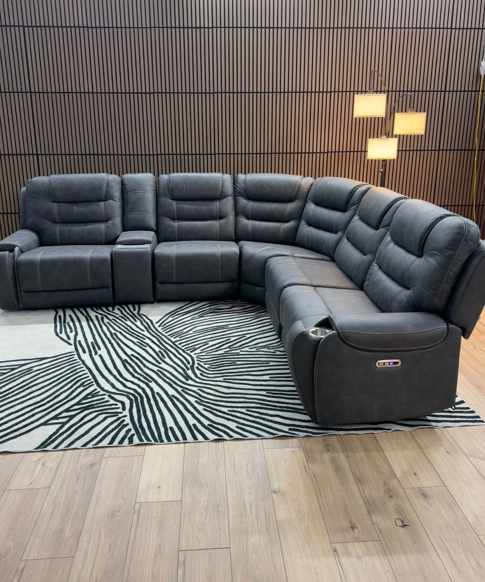 Apex 143 Dual Power Reclining Sectional