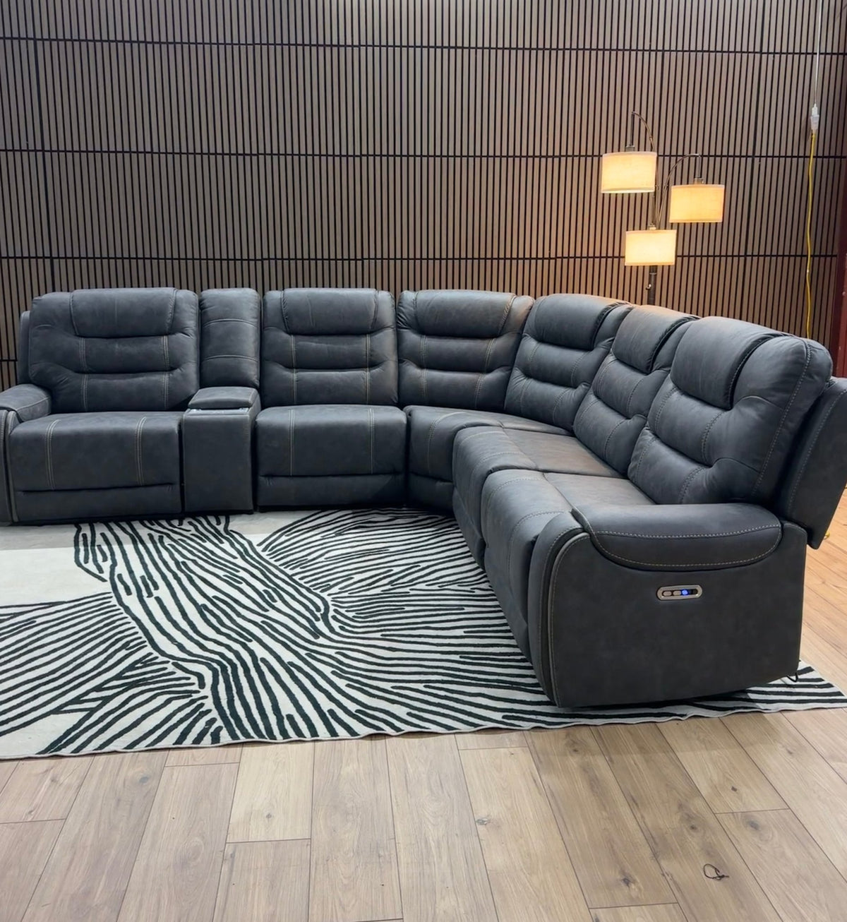 Apex 143 Dual Power Reclining Sectional